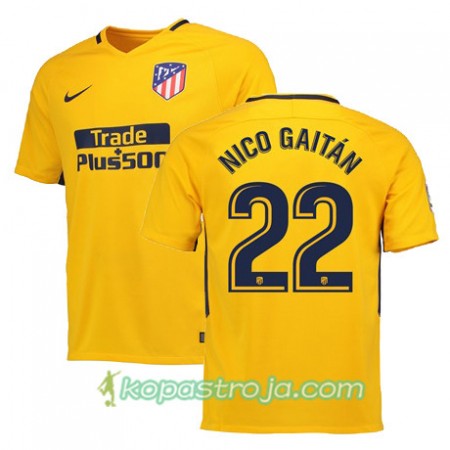 Billiga Fotbollströjor Atlético Madrid NICO GAITAN 22 Borta tröja 2017/18 Kortärmad