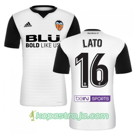 Billiga Fotbollströjor Valencia CF LATO Hemma tröja 2017/18 Kortärmad