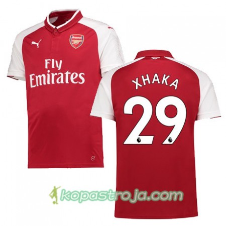 Billiga Fotbollströjor Arsenal XHAKA 29 Hemma tröja 2017/18 Kortärmad