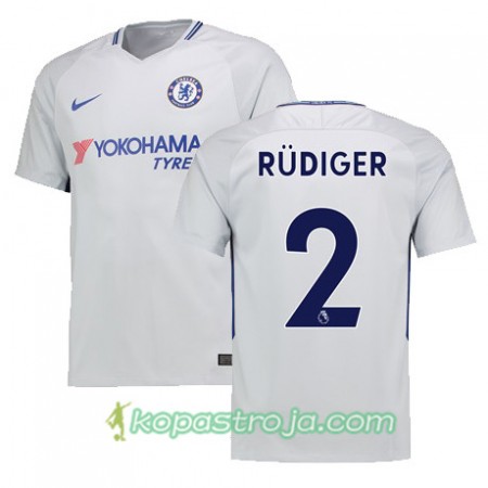 Billiga Fotbollströjor Chelsea RUDIGER 2 Borta tröja 2017/18 Kortärmad