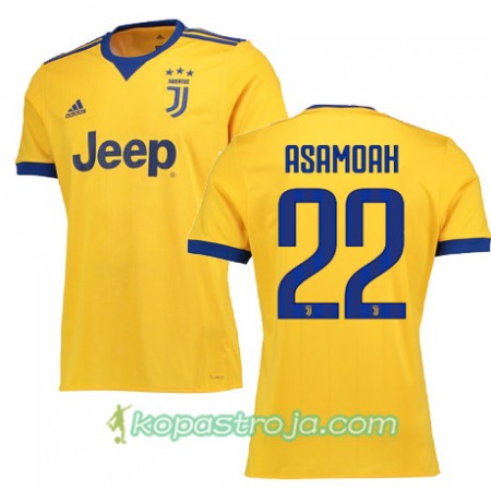 Billiga Fotbollströjor Juventus ASAMOAH 22 Borta tröja 2017/18 Kortärmad