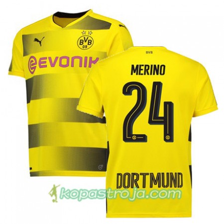 Billiga Fotbollströjor Borussia Dortmund MERINO 24 Hemma tröja 2017/18 Kortärmad