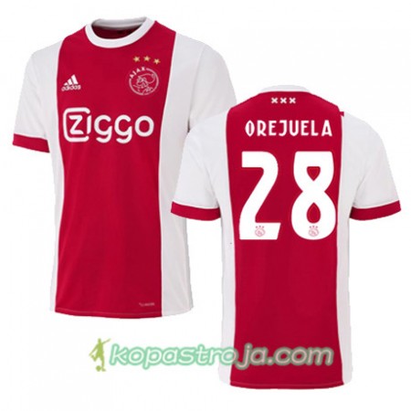 Billiga Fotbollströjor AFC Ajax LUIS MANUEL OREJUELA 28 Hemma tröja 2017/18 Kortärmad
