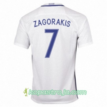 Billiga Fotbollströjor Grekland THEODOROS ZAGORAKIS Hemma tröja 2016/17 Kortärmad