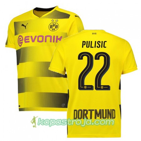 Billiga Fotbollströjor Borussia Dortmund PULISIC 22 Hemma tröja 2017/18 Kortärmad