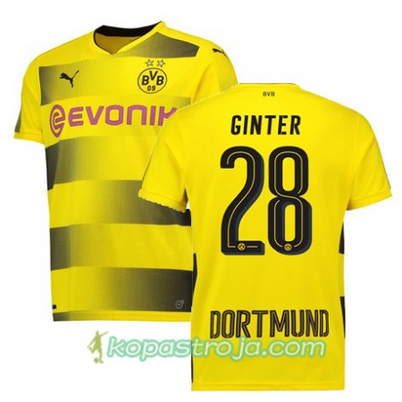 Billiga Fotbollströjor Borussia Dortmund GINTER 28 Hemma tröja 2017/18 Kortärmad