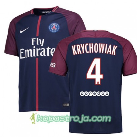 Billiga Fotbollströjor Paris SG GRZEGORZ KRYCHOWIAK 4 Hemma tröja 2017/18 Kortärmad