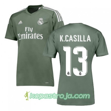 Billiga Fotbollströjor Real Madrid K CASILLA 13 Hemma tröja 2017/18 Kortärmad