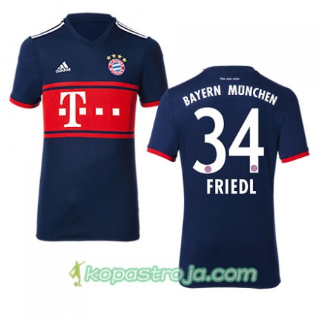 Billiga Fotbollströjor FC Bayern München FRIEDL 34 Borta tröja 2017/18 Kortärmad