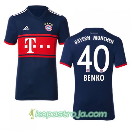 Billiga Fotbollströjor FC Bayern München BENKO 40 Borta tröja 2017/18 Kortärmad