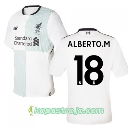 Billiga Fotbollströjor Liverpool ALBERTO M 18 Borta tröja 2017/18 Kortärmad