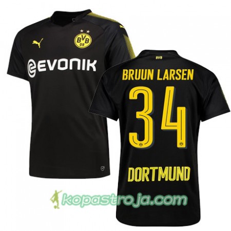 Billiga Fotbollströjor Borussia Dortmund BRUUN LARSEN 34 Borta tröja 2017/18 Kortärmad
