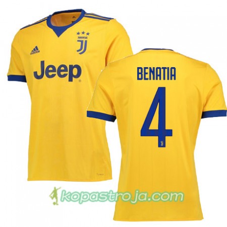 Billiga Fotbollströjor Juventus BENATIA 4 Borta tröja 2017/18 Kortärmad