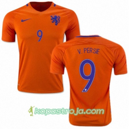 Billiga Fotbollströjor Nederländerna ROBIN VAN PERSIE Hemma tröja 2016/17 Kortärmad