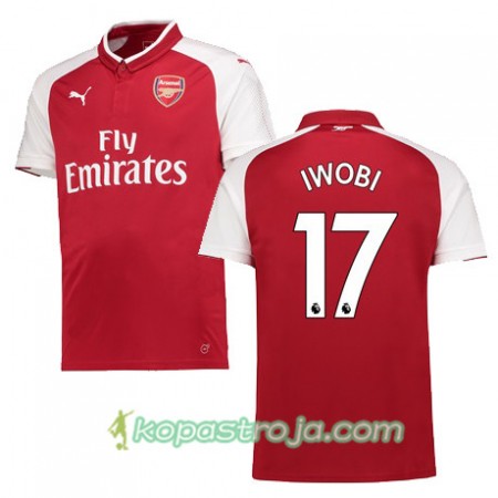 Billiga Fotbollströjor Arsenal IWOBI 17 Hemma tröja 2017/18 Kortärmad