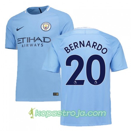 Billiga Fotbollströjor Manchester City BERNARDO 20 Hemma tröja 2017/18 Kortärmad