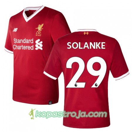 Billiga Fotbollströjor Liverpool SOLANKE 29 Hemma tröja 2017/18 Kortärmad