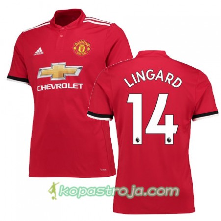Billiga Fotbollströjor Manchester United LINGARD 14 Hemma tröja 2017/18 Kortärmad