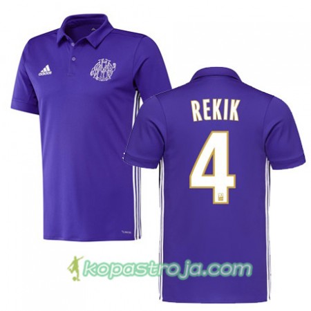 Billiga Fotbollströjor Olympique de Marseille KARIM REKIK 4 Tredje tröja 2017/18 Kortärmad