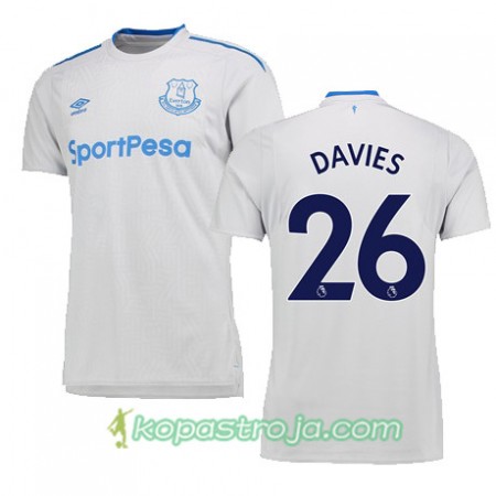 Billiga Fotbollströjor Everton DAVIES Borta tröja 2017/18 Kortärmad