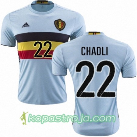 Billiga Fotbollströjor Belgien NACER CHADLI Borta tröja Euro 2016