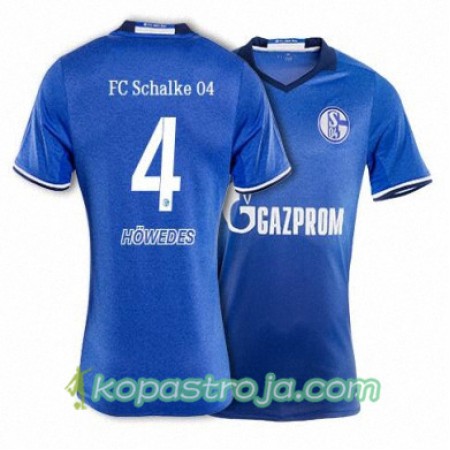 Billiga Fotbollströjor FC Schalke 04 HOWEDES 4 Hemma tröja 2017/18 Kortärmad