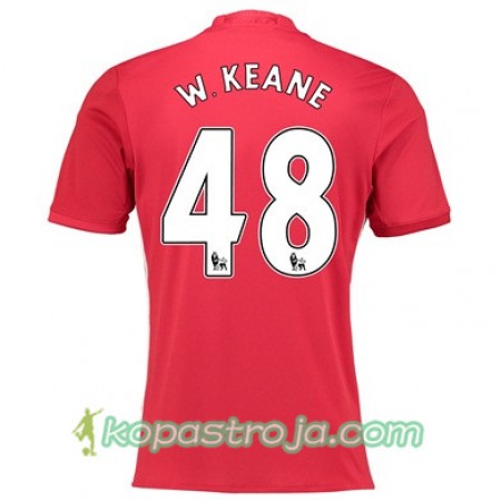 Billiga Fotbollströjor Manchester United W KEANE 48 Hemma tröja 2017/18 Kortärmad