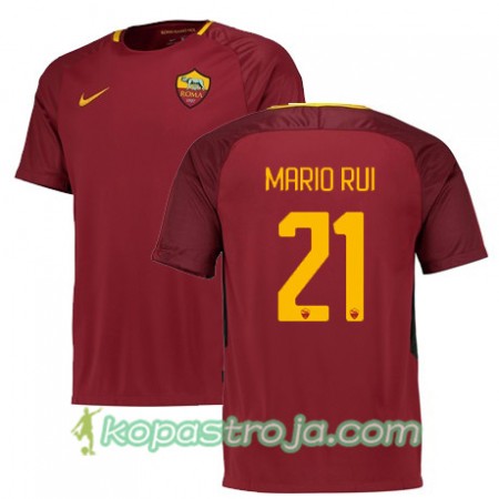 Billiga Fotbollströjor AS Roma MARIO RUI 21 Hemma tröja 2017/18 Kortärmad