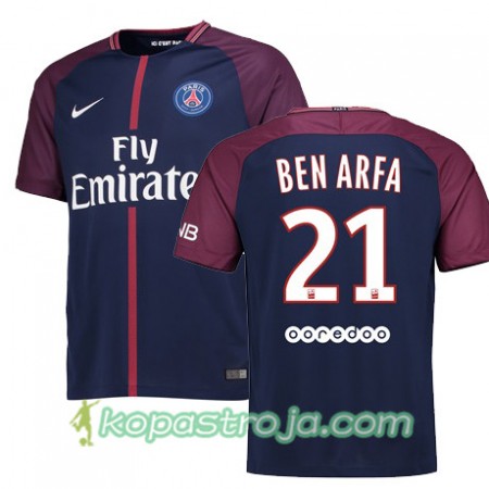 Billiga Fotbollströjor Paris SG HATEM BEN ARFA 21 Hemma tröja 2017/18 Kortärmad