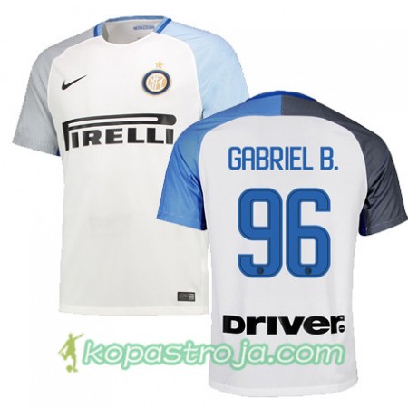 Billiga Fotbollströjor Inter GABRIEL B 96 Borta tröja 2017/18 Kortärmad
