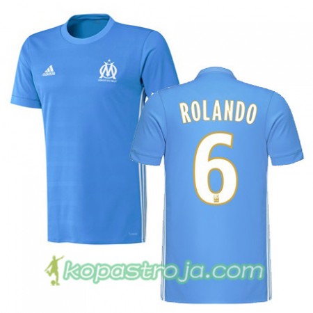 Billiga Fotbollströjor Olympique de Marseille ROLANDO 6 Borta tröja 2017/18 Kortärmad