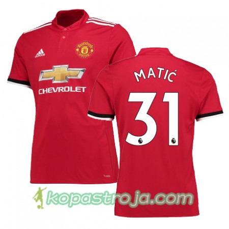 Billiga Fotbollströjor Manchester United MATIC 31 Hemma tröja 2017/18 Kortärmad