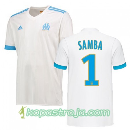 Billiga Fotbollströjor Olympique de Marseille BRICE SAMBA 1 Hemma tröja 2017/18 Kortärmad