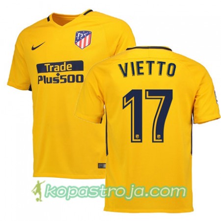Billiga Fotbollströjor Atlético Madrid VIETTO 17 Borta tröja 2017/18 Kortärmad