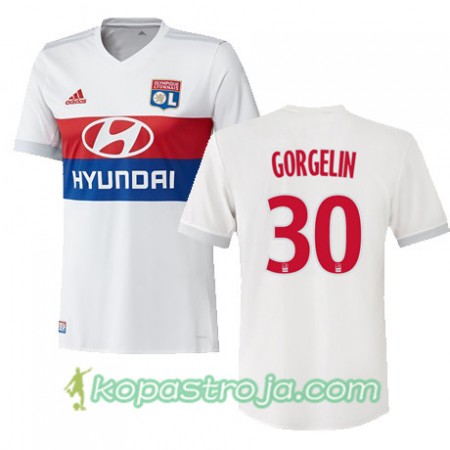Billiga Fotbollströjor Olympique Lyonnais MATHIEU GORGELIN 30 Hemma tröja 2017/18 Kortärmad