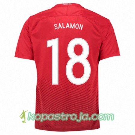 Billiga Fotbollströjor Polen BARTOSZ SALAMON Borta tröja Euro 2016