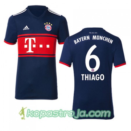 Billiga Fotbollströjor FC Bayern München THIAGO 6 Borta tröja 2017/18 Kortärmad