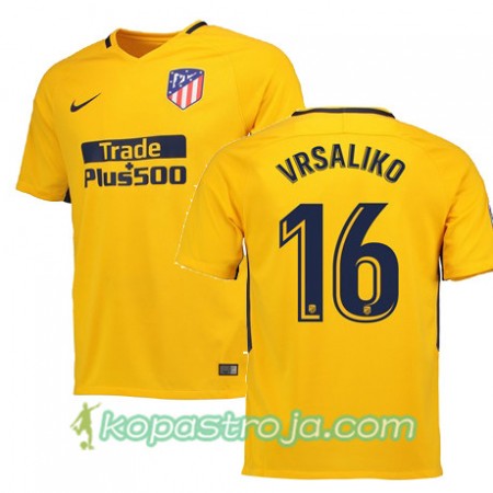 Billiga Fotbollströjor Atlético Madrid VRSALJKO 16 Borta tröja 2017/18 Kortärmad