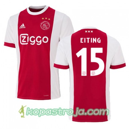 Billiga Fotbollströjor AFC Ajax CAREL EITING 15 Hemma tröja 2017/18 Kortärmad