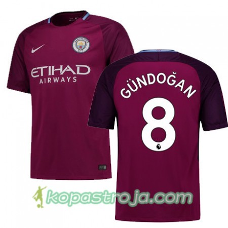 Billiga Fotbollströjor Manchester City GUNDOGAN 8 Borta tröja 2017/18 Kortärmad