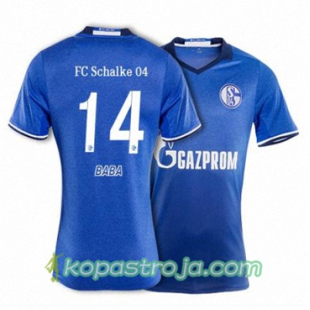 Billiga Fotbollströjor FC Schalke 04 BABA 14 Hemma tröja 2017/18 Kortärmad