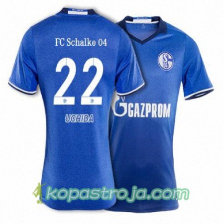 Billiga Fotbollströjor FC Schalke 04 UCHIDA 22 Hemma tröja 2017/18 Kortärmad