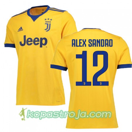 Billiga Fotbollströjor Juventus ALEX SANDRO 12 Borta tröja 2017/18 Kortärmad