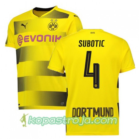 Billiga Fotbollströjor Borussia Dortmund SUBOTIC 4 Hemma tröja 2017/18 Kortärmad