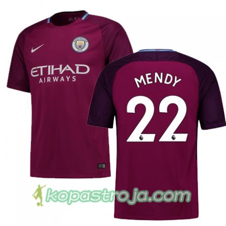 Billiga Fotbollströjor Manchester City MENDY 22 Borta tröja 2017/18 Kortärmad