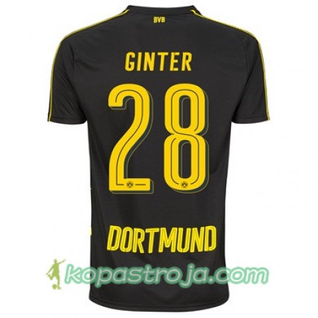 Billiga Fotbollströjor Borussia Dortmund GINTER 28 Borta tröja 2017/18 Kortärmad