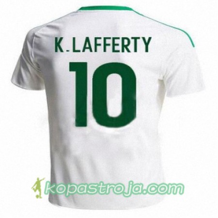 Billiga Fotbollströjor Nordirland KYLE LAFFERTY Borta tröja 2016/17 Kortärmad
