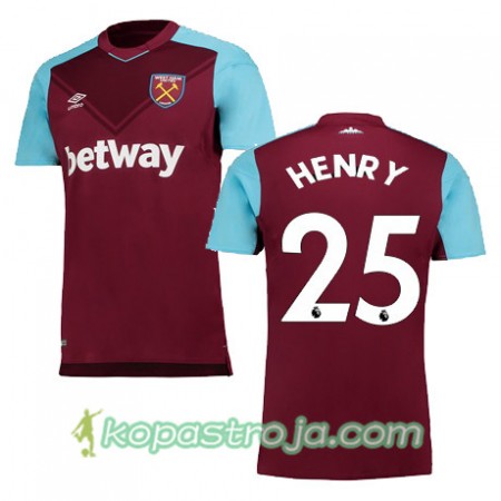 Billiga Fotbollströjor West Ham United HENRY Hemma tröja 2017/18 Kortärmad