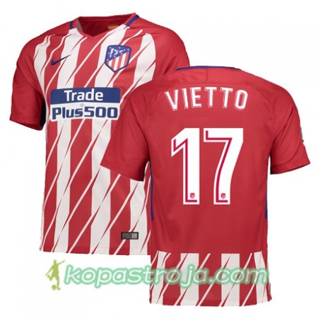 Billiga Fotbollströjor Atlético Madrid VIETTO 17 Hemma tröja 2017/18 Kortärmad