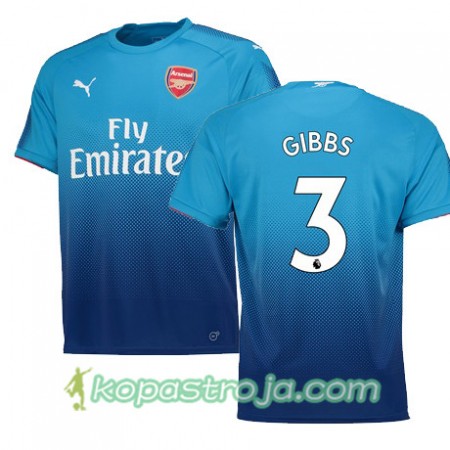 Billiga Fotbollströjor Arsenal GIBBS 3 Borta tröja 2017/18 Kortärmad